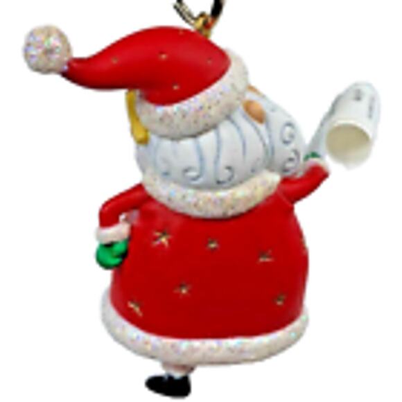Hallmark SO MUCH TO DO! Keepsake Ornament Santa with List 2004 - Picture 3 of 5
